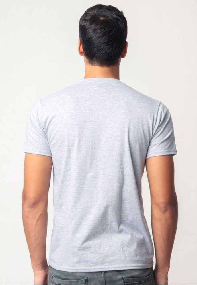 Plain Gray Vneck